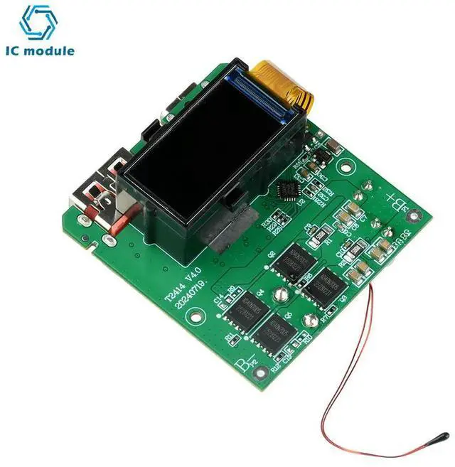 Alt view image 2 of 3 - 100W PD Fast Charging Module 4S Protection Mainboard with TFT Color Screen for Power Bank DIY
