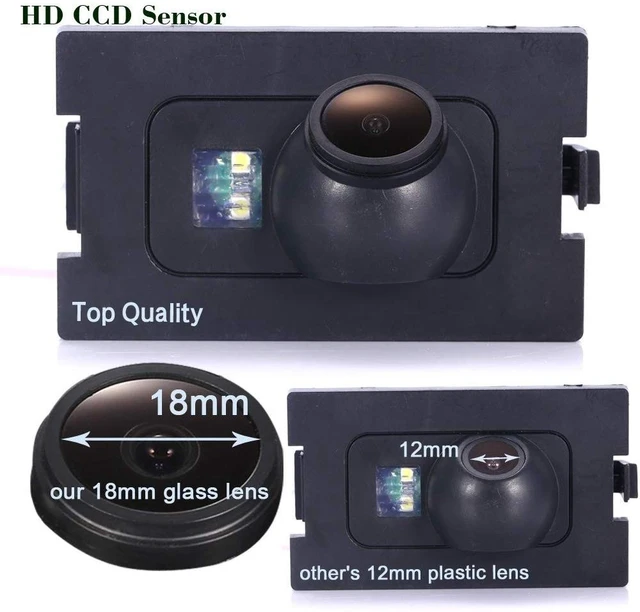 Alt view image 3 of 5 - HD IP68 Auto Vehicle Car Van 170 Wide Angle License Plate Light Rear View Reversing Backup Camera Parking Aids System Compatible with Land Rover Freelander 2/Discovery 3 LR3 /4 LR4 /Range Rover Sport