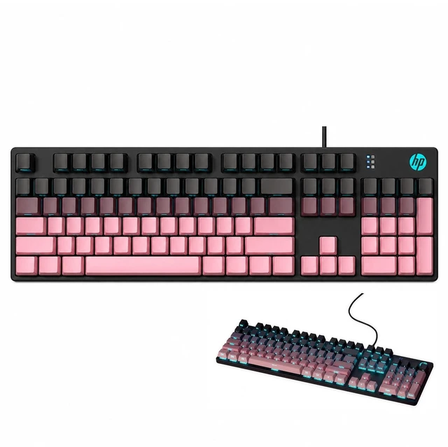 Main image of HP GK400F Mechanical Gaming Keyboard Wired Brown Switch LED Backlit 104Keys