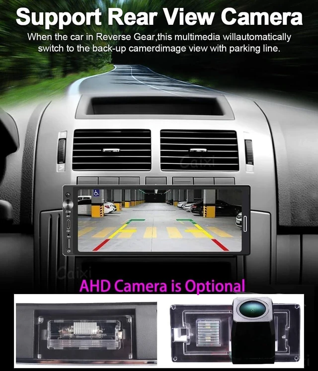 Alt view image 3 of 5 - Android 13 Car Stereo for Mini Cooper S R50 R52 R53 CD53 Cabrio GP/Seven/Park Lane, 6.9" Touchscreen with Wireless CarPlay & Android Auto, 2GB+32GB