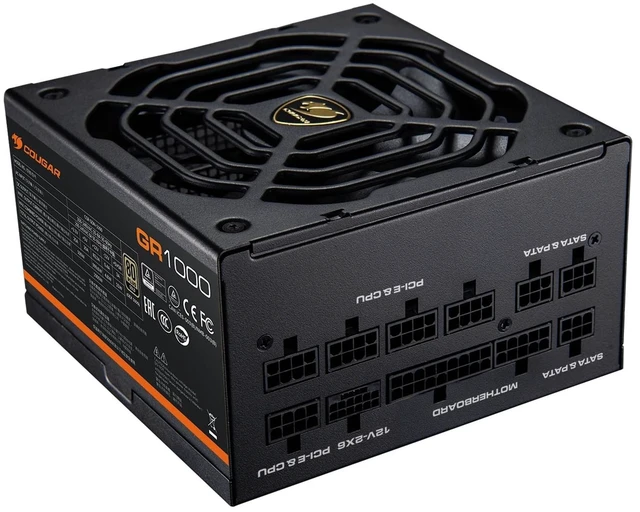 Main image of COUGAR GR1000W 1000W Power Supply - 80 Plus Gold, ATX 3.1 & PCIe 5.1 Ready