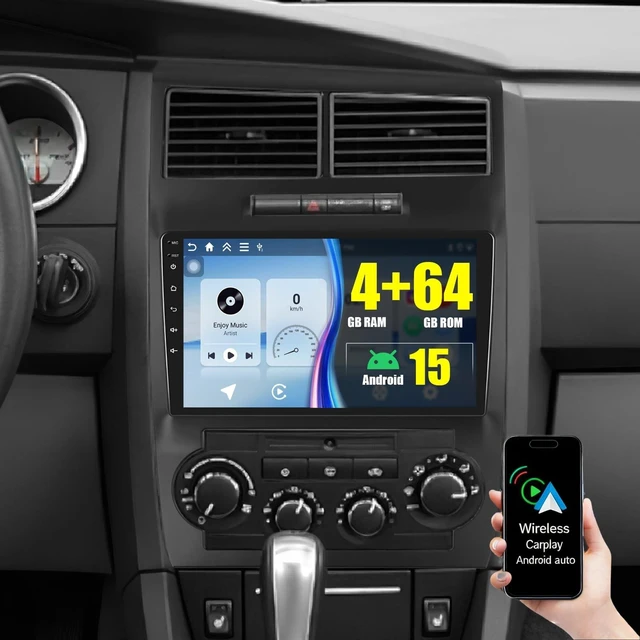 Main image of 4+64G 9'' Android 15 Car Stereo for Dodge Charger/Magnum 2005-2007