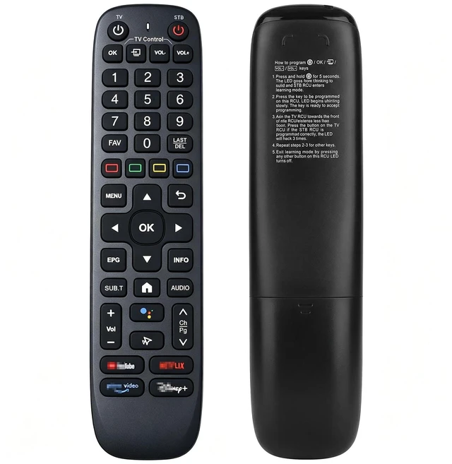 Main image of New Backlight V6 Plus Voice Remote Control, Replacement for vSeeBox V6 Plus, V5 Pro, V3 Pro, V3 Plus, Smart Bluetooth Voice Remote Control
