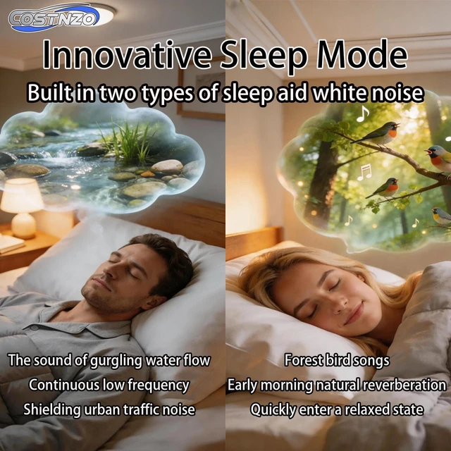 Alt view image 2 of 5 - Costnzo Efficient Noise Cancelling Sleep Earbuds for Side Sleepers (Beige)