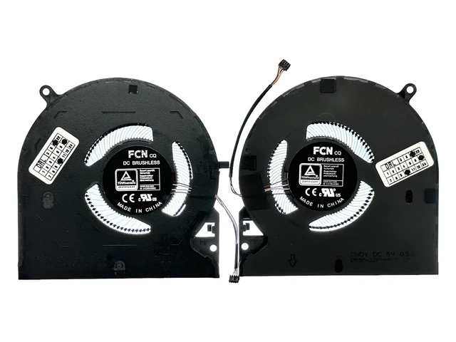 Alt view image 2 of 2 - New Laptop CPU + GPU Cooling Fans for Razer Blade 15 Advanced (2021) RZ09-0409: RZ09-0409A, RZ09-0409B, RZ09-0409C, RZ09-0409J, RZ09-0409K, RZ09-0409BE, PN DFS5K12304363E, DFS5K22115572J