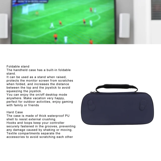 Alt view image 3 of 5 - Tangxi Hard Carrying Case for ROG Ally X 2024 RC72LA / Rog Ally 2023 RC71L / Claw A1M, Portable Hard Shell Storage Case with Card Storage Slot & Pockets, for Console and Accessories