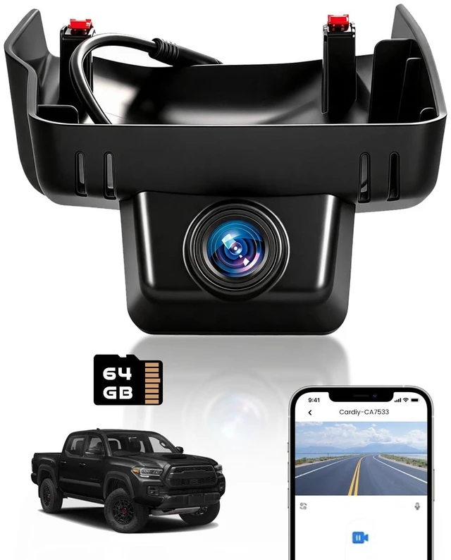 Main image of Koravolo 4K Dash Cam Fit for Toyota Tacoma 2018-2023, 64G SD Card Included