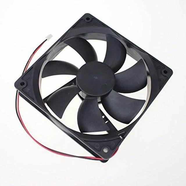 Main image of GDSTIME 120mm 24V 2 Pin Dual Ball Bearing Brushless DC Cooling Fan, 2-Pack