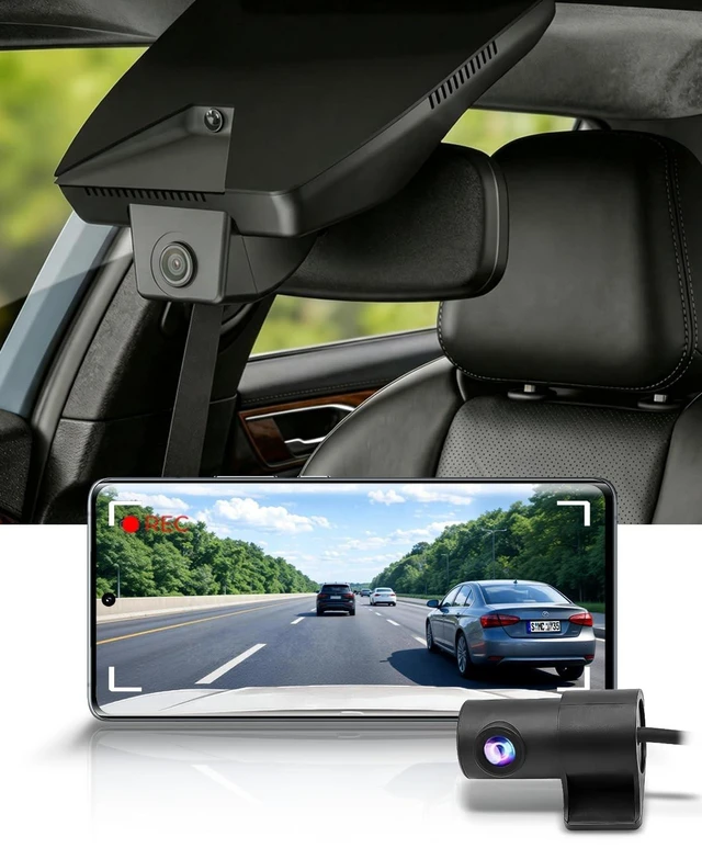 Main image of Fitcamx Front 4K+Rear 1080P Dash Cam for 2026 Hyundai Palisade & Palisade Hybrid (HD2-P9100), OEM Factory Look, Dual HD Video, WiFi & APP, Loop Recording, Gravity Sensor, Easy to Set, 128GB Card