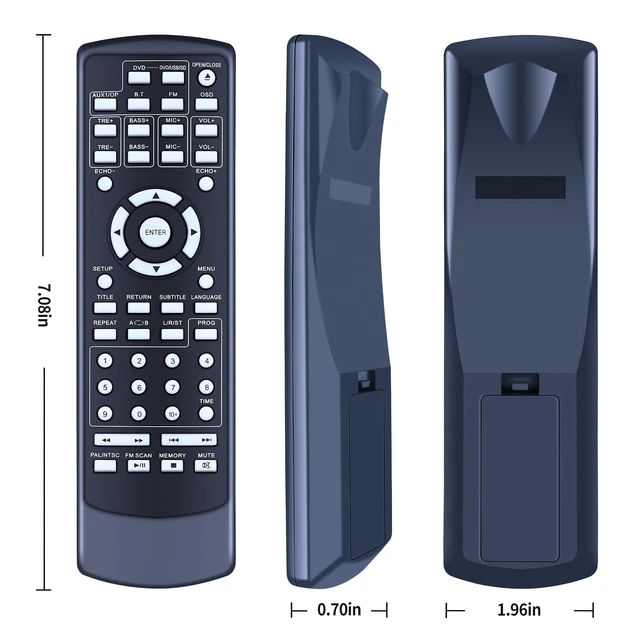 Alt view image 5 of 5 - New Replacement Remote Control for Technical Pro DVD Receiver DV4000 DV10K