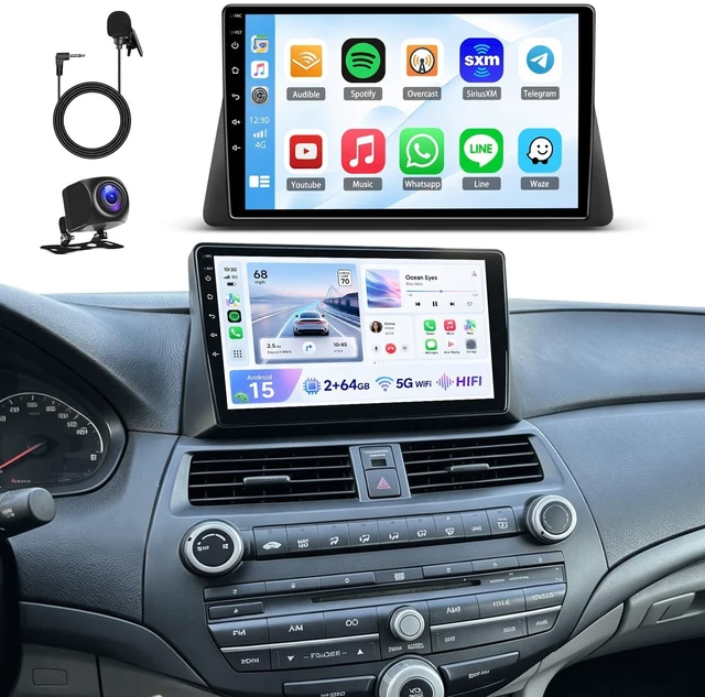 Main image of Upgrcaru 4 Core+64G Android Car Radio Stereo for Honda Accord 2008-2013