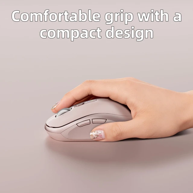 Alt view image 2 of 5 - INFINMIND L610 Wireless Mouse, Bluetooth Rechargeable Mouse.