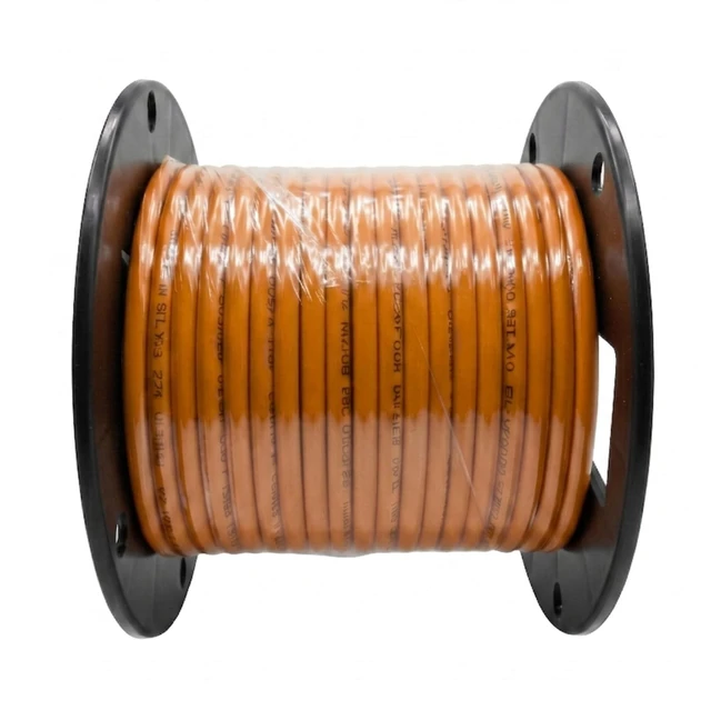 Main image of AiCat Cat6 Ethernet Cable 100ft - 23 AWG, CMR, Insulated Solid Bare Copper Wire Cat6 Cable with Noise Reducing Cross Separator - 550MHZ / 10 Gigabit Speed, UTP Cat6 Cable 100ft PoE++ (4PPoE) - Orange