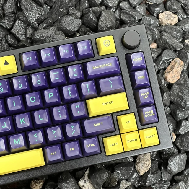 Alt view image 4 of 5 - Owpkeenthy 173 Keys PBT Cherry Profile Keycaps Set, Gaming Replacement Full Keys AntiWear for 60%100% ANSI/ISO Mechanical Keyboard SA Cyberpunk