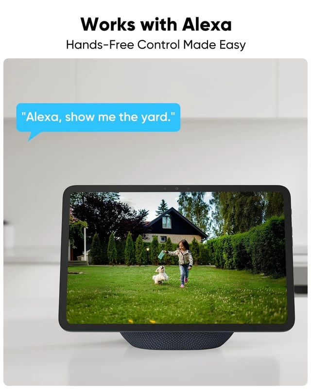 Alt view image 5 of 5 - blurams 4MP Pan/Tilt Security Cameras Wireless Outdoor, 100% Wire-Free Outdoor Camera with Fixed Solar Panel, 360 View, Dual-Band WiFi 6, Human Detection, Color Night Vision, Compatible with Al