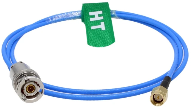 Main image of HangTon TRB Triax BNC to SMA Cable for 1553 Data Bus Coupler Controller Remote Terminal Aerospace Space Test Measurement Transformer Inductor Application 2m