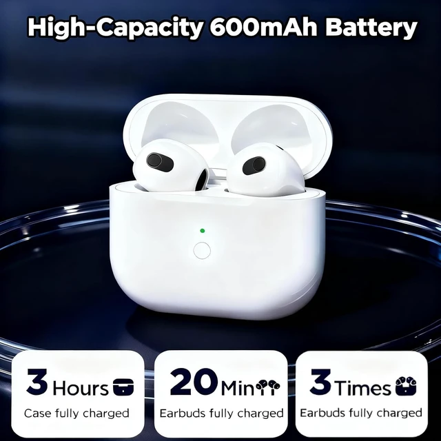 Alt view image 2 of 5 - Wireless Charging Case Replacement for AirPods 3rd Generation