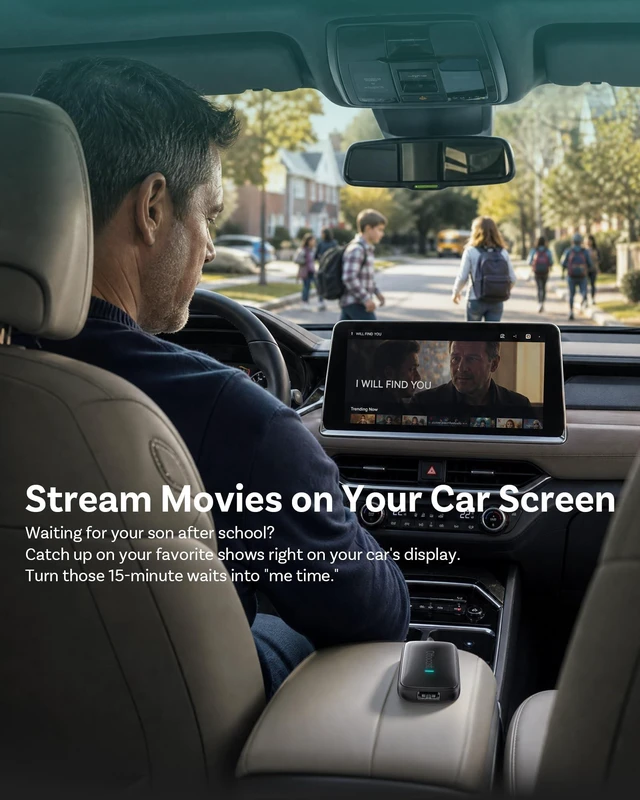 Alt view image 4 of 5 - OTTOCAST Play2Video Ultra Wireless CarPlay AI Magic Box