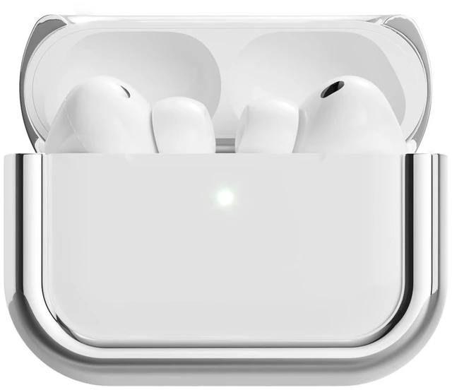 Main image of Arc Pulse Compatible with AirPods Pro 3 Case (2025), Minimalist Protective Shock Absorption Aluminum Shells + Elastomer Inlays, Slide-On Fit Charging Case Cover