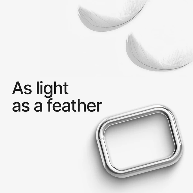 Alt view image 2 of 5 - Arc Pulse Compatible with AirPods Pro 3 Case (2025), Minimalist Protective Shock Absorption Aluminum Shells + Elastomer Inlays, Slide-On Fit Charging Case Cover