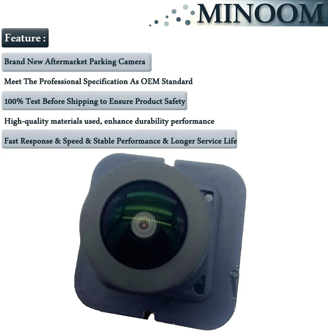 Alt view image 4 of 5 - MINOOM DX23-19G490-AB Backup Rear View Camera Replacement for Jaguar XF 2013 2014 2015 Part No.#DX23-19G490-AFDX23-19G490-AADX23-19G490-AD