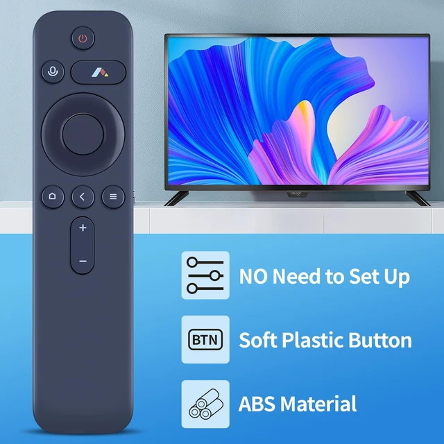 Alt view image 2 of 5 - PZL RC605 Voice Remote Control for WEMAX Xiaomi FENGMI MI Projector - Black