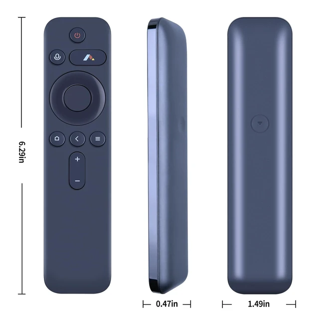 Alt view image 5 of 5 - PZL RC605 Voice Remote Control for WEMAX Xiaomi FENGMI MI Projector - Black