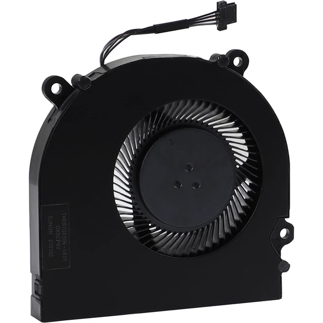 Alt view image 5 of 5 - CPU Cooling Fan Replacement for EVOO EG-LP7-BK MECHREVO Z2 Air-G Schenker XMG Core 15 TongFang GK5CP6V GK5CP5V EG75070S1-C391-S99, DC 5V 2.50W, Stable Operation, Low Noise