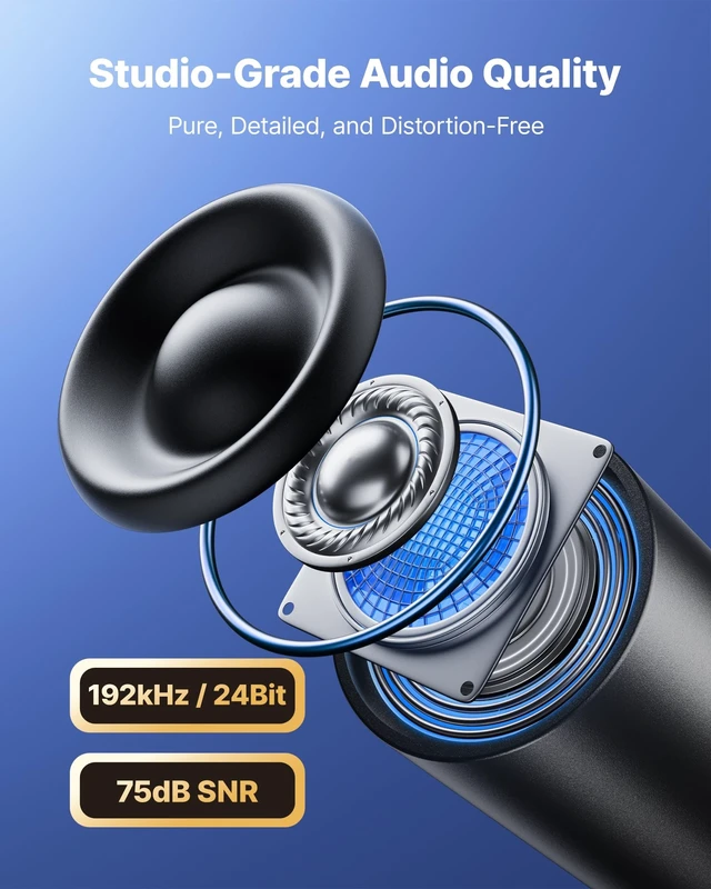 Alt view image 3 of 5 - BOYA CM40 Computer USB Microphone for PC, Laptop, Mac & Phones