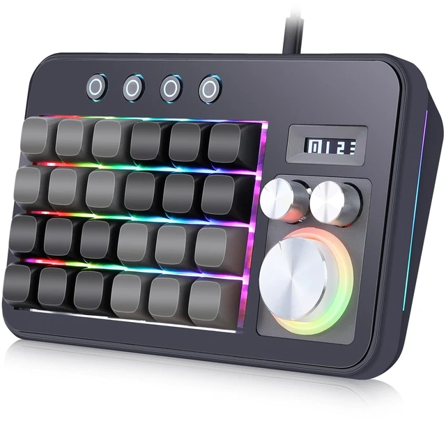 Main image of Koolertron One-Handed Mechanical Gaming Macro Keyboard