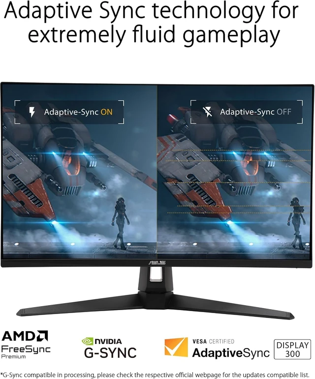 Alt view image 5 of 7 - TUF Gaming VG27AQM5A 27" 1440p 300Hz G-SYNC Gaming Monitor