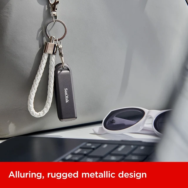 Alt view image 7 of 7 - 256GB Extreme PRO USB-C Flash Drive Up to 1000MB/s Read Speed
