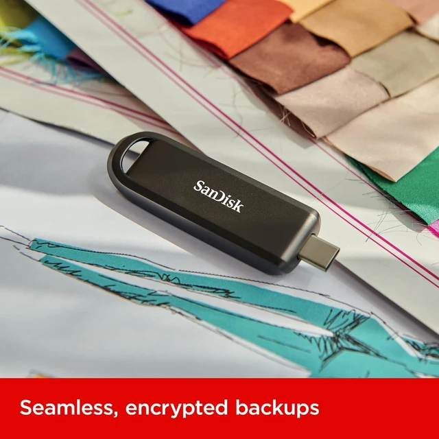 Alt view image 6 of 7 - 256GB Extreme PRO USB-C Flash Drive Up to 1000MB/s Read Speed