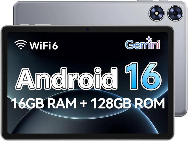 Main image of 10-Inch Android 16 Tablet (Gray)