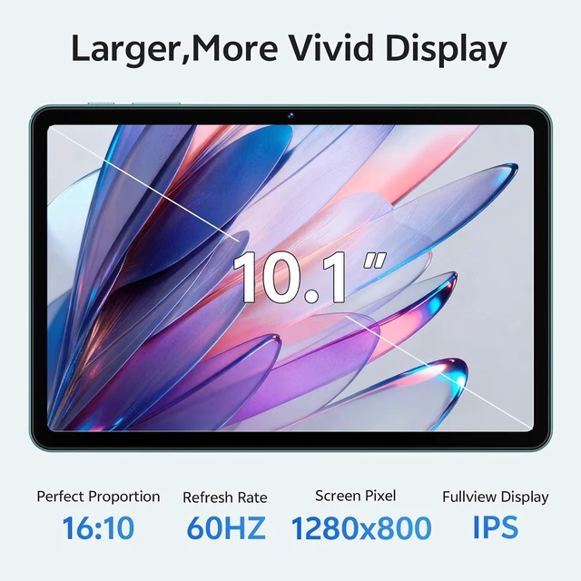 Alt view image 5 of 7 - 10-Inch Android 16 Tablet (Gray)