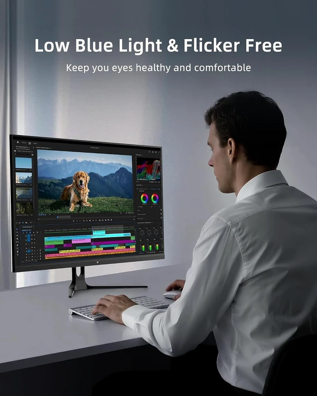 Alt view image 6 of 7 - 32-Inch 2K Computer Monitor 1440P 120Hz IPS with HDR, H32D6