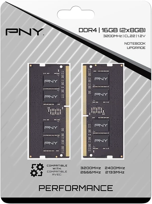 Alt view image 7 of 7 - 16GB (2x8GB) DDR4 3200MHz CL22 Notebook Memory Kit Performance RAM