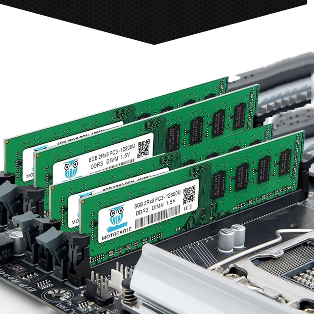 Alt view image 5 of 5 - 32GB (4x8GB) DDR3-1600 PC3-12800U Desktop Memory Kit UDIMM 2Rx8, 240-Pin, 1.5V CL11 Non-ECC