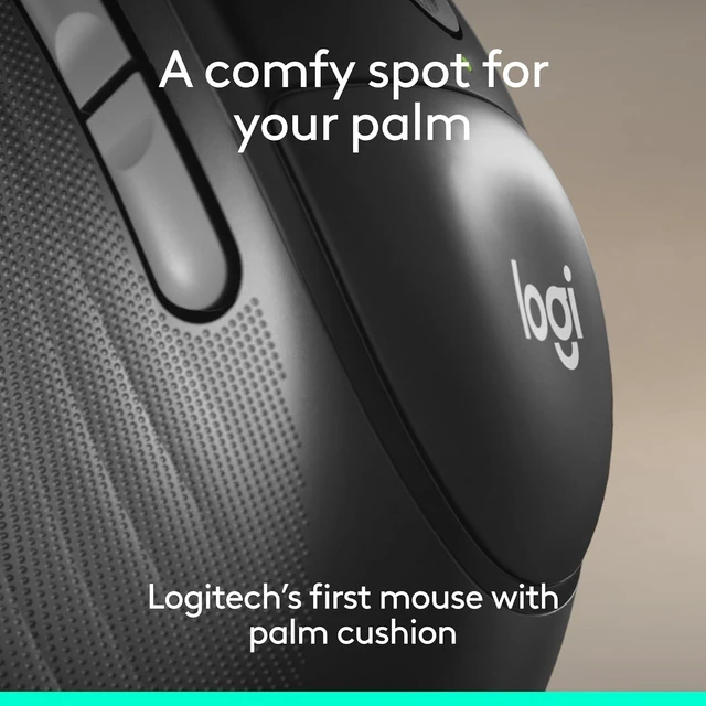 Alt view image 3 of 7 - Signature Comfort Plus M850 L Bluetooth Wireless Mouse (Graphite)