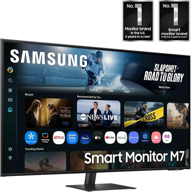 Alt view image 3 of 7 - M7 (M70F) Series 43" 4K UHD Smart Monitor