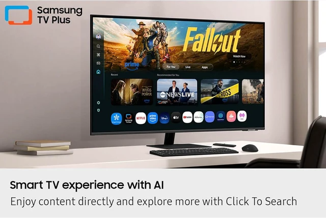 Alt view image 5 of 7 - M7 (M70F) Series 43" 4K UHD Smart Monitor