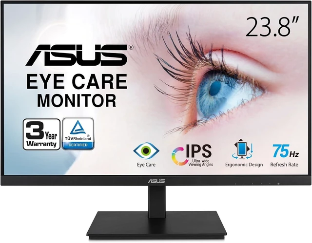 Main image of VA24DQSB 24" 1080P FHD IPS Computer Monitor USB Docking, DisplayPort
