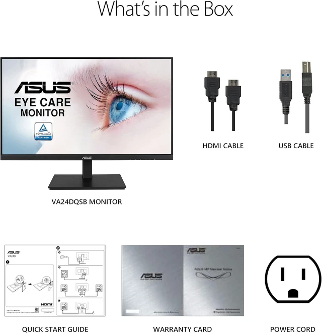 Alt view image 7 of 7 - VA24DQSB 24" 1080P FHD IPS Computer Monitor USB Docking, DisplayPort