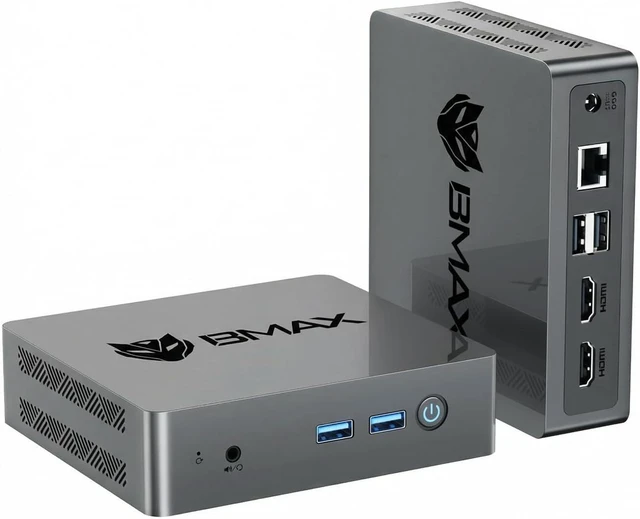 Main image of B3 Pro Mini PC N4500 (Up to 2.8GHz), 8GB RAM, 256GB M.2 SSD, Windows 11 Pro, Dual 4K Display, WiFi 5, VESA Mount for Office, Home Business & HTPC