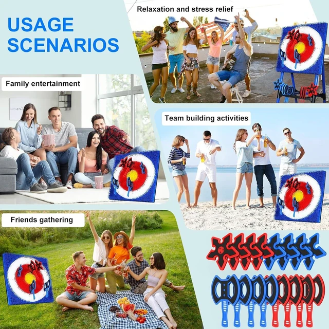 Alt view image 6 of 7 - Plastic Replacement Axes for Axe Throwing Game Starter Set