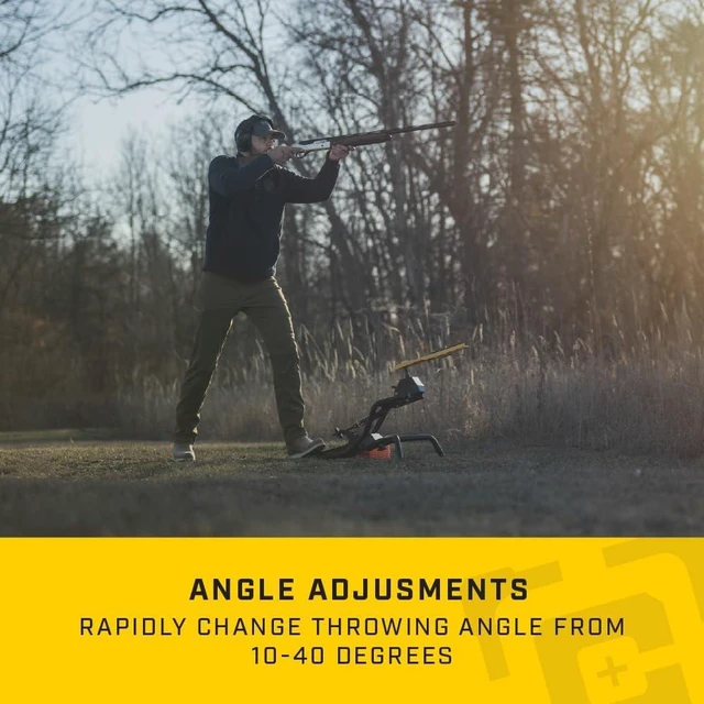 Alt view image 6 of 7 - Manual Clay Target Thrower Claymore Solo