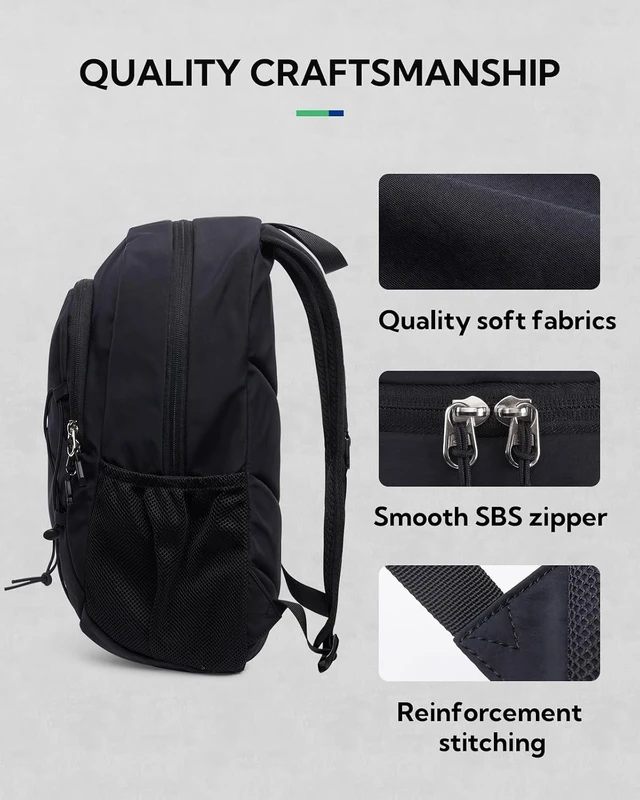 Alt view image 5 of 7 - 12L Lightweight Hiking Daypack Small Travel Backpack for Camping, Fitness, Cycling & Outdoor Sports for Women, Men & Teenagers