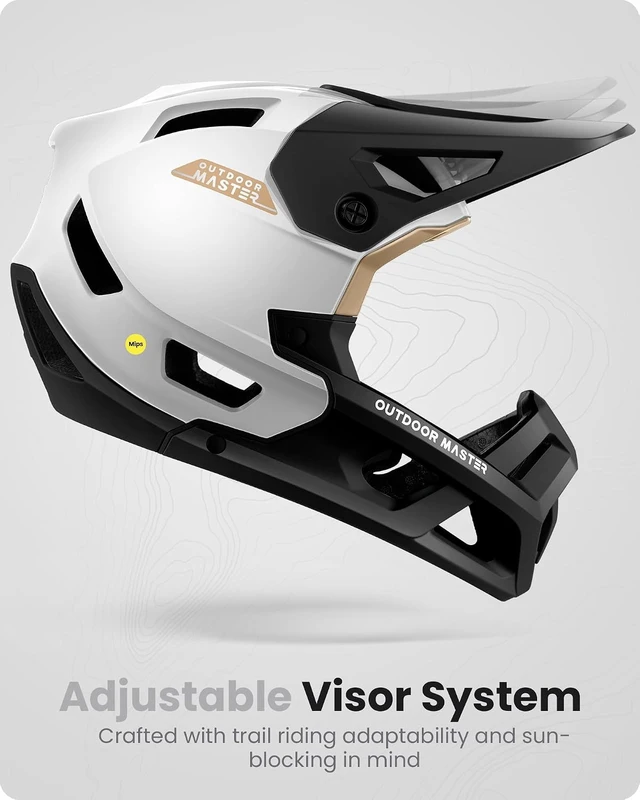 Alt view image 3 of 7 - MIPS Full Face MTB Helmet Lightweight & Ventilated for DH