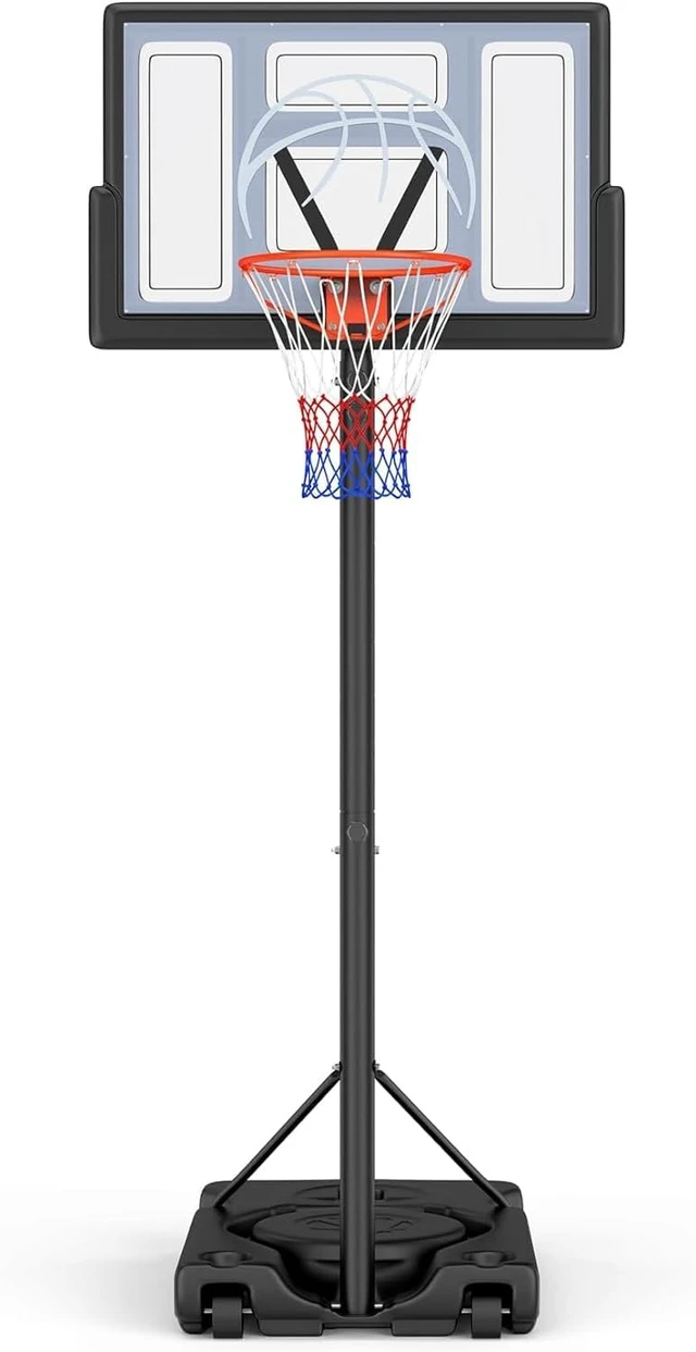 Alt view image 7 of 7 - Heavy Duty 18" Solid Steel Basketball Rim Breakaway Wall Mounted Replacement with Double Spring & All Weather Net, Outdoor