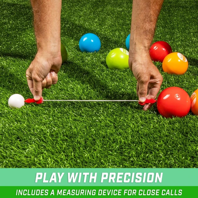 Alt view image 5 of 6 - 90 mm Soft Bocce Set Includes 8 Weighted Balls, Pallino & Case for Indoor or Outdoor Play